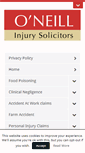 Mobile Screenshot of oneill-injurysolicitors.co.uk